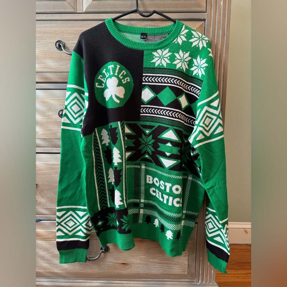 Boston Celtics Ugly Christmas Sweater